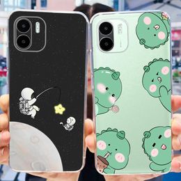 For Xiaomi Redmi A1 A1+ A2 A2+ 2023 Cute Flower Cat Painted Case Cover For RedmiA1 RedmiA2 Plus 4G Soft Silicone TPU Phone Cases