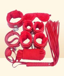 Fun Suit Adult Products Sexy 7piece Set Female Plush Binding Bondage Sao Sm 50E74277839