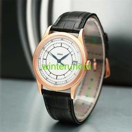 PP Luxury Watches Pateksphilipes Watches Classic Watch Series 18K Rose Gold 38mm Automatic Mechanical Mens Watch 5296R HBHU