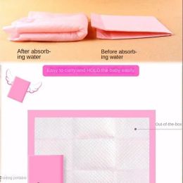 100Pcs/Pack Infant Disposable Changing Pad Newborn Baby Breathable Waterproof Leak Proof Diapers