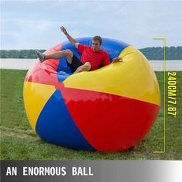 100200cm Giant Inflatable Pool Beach Thickened Pvc Sports Ball Outdoor Water Games Party Childrens Toy Balloon 240329