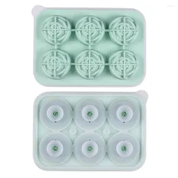 Baking Moulds Cold-resistant Ice Tray Food-grade Silicone Rose Compartment Box Mould For Drinks Chocolate Whisky 6 Easy