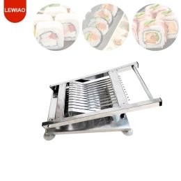 Grinders Japanese Korean Sushi Roll Cutter Stainless Steel Manual Rice Ball Cutting Machine Sushi Slicer Cooking Appliance