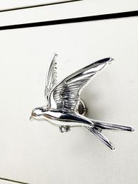 Bird Shape Furniture Handle Door Cabinets Knobs For Kitchen Cupboard Drawers Zinc Alloy Wardrobe Pulls Handle Hardware