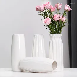 Vases Modern Ceramic Starry Vase Fresh Hydroponic Decoration White Dried Flower Arrangement In Living Room Nordic Home