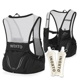 Bags Lightweight running backpack hydration vest suitable for bicycle marathon hiking ultralight portable 2.5L two 450ml kettles