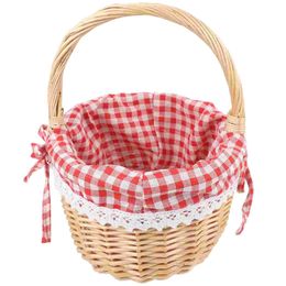 Outdoor Toy Organiser Picnic Storage Bag Little Red Riding Hood Fruit Basket Bride
