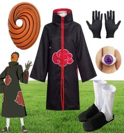 Tobi Cosplay Costume for Boys Obito Mask Carnival Halloween Kids Adult Suitable Height 135cm185cm 2208126925025
