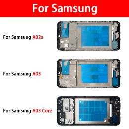 NEW Front Housing LCD Frame Bezel Plate Replacement Parts For Samsung A21 A02 A02S A03S A03 Core A04 A04S A04E A32 4G 5G A34