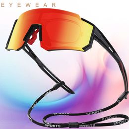 2024 Neue polarisierte Laufsport -Myopie -Männer- und Frauen -Sonnenbrille farbenfroh 3078