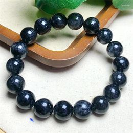 Link Bracelets Natural Black Hair Quartz Bracelet Women Beautiful Colorful Crystal Energy Healing Fashion Gemstone Jewelry 1PCS 9/10/12MM