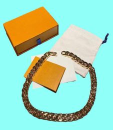Luxury Designer Chains Necklaces Fashion Titanium Steel Hip Hop Jewellery Necklace for Lovers Men Woman 1164176