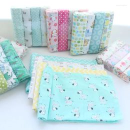 Blankets 4Pcs/Lot Cotton Flannel Receiving Baby Blanket Soft Muslin Diapers Born Swaddle 76 76CM