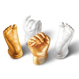 1~10PCS Hand Foot Print Model Set Plaster Mold for Baby Couples Wedding Handprints Footprints Casting Kit Baby Growing