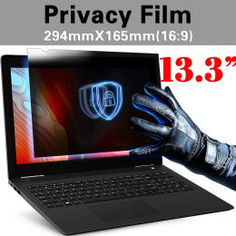 Filters 13.3inch (294mm*165mm) Privacy Filter Anti spy Screens protective film for 16:9 Laptop