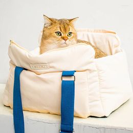 Cat Carriers Warm Carrier Bag House Soft Handbag For Cats Small Dog Outdoor Travel Shoulder Cotton Plush Accessories Neutered