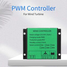 MPPT Wind Turbine Charge Controller 10A 40A Low Wind Speed Regulator Voltage Boost 12V 24V 48V System Waterproof