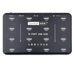 Sipolar 16 Ports USB 20 Hub Bluk Duplicator For 16 TF SD Card Reader Udisk Data Test Batch Copy With 5V 3A Power Adapter 2106157813650