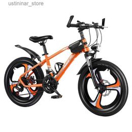Bikes Ride-Ons Childrens Bicycles Aged 8-15 Variable Speed Mountain Bikes 21 Speed Disc Brakes Variable Speed Shock Absorbers Boys Girls Bike L47
