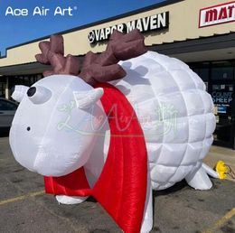 Express Cute Inflatable Cotton Sheep Air Blown Animal For Outdoor Advertising Decoration Made By Ace Air Art2272253