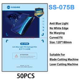 25pcs 50pcs SUNSHINE Matte Privacy SS-075S SS-057 SS-057E SS-057R Mobile Phone Screen Protector Movies Frosted Anti-spy for Film