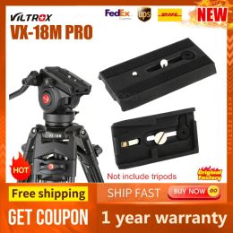 Tripods Viltrox Plate VX18M PRO Camera Tripod Monopod Aluminium Alloy Rapid Sliding Mounting Quick Release Plate