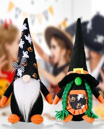 Halloween Party Plush Dolls Faceless Gnomes Rudolph Pumpkin Hat 23cm Doll Toy Girl Boy Favourite Gift White Beard DHL 1533962