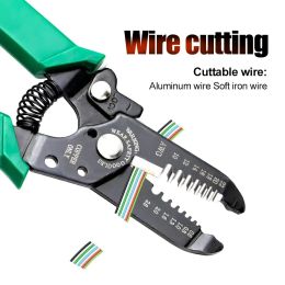 Wire Stripper Labor Saving Plier Peeler Wire Cutter Fiber Optic Cable Picking Pliers Hand Tools Multitool for Electricians