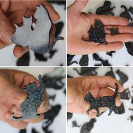 DIY Various Cat Shape Keychain Silicone Mould Earrings Necklace Hanging Pendant Charm Epoxy Resin Casting Mould Jewellery Bag Decor