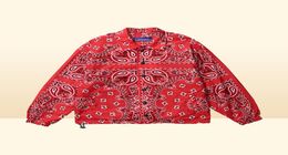 Mens Wear Hip Hop Bandana Paisley Pattern Bomber Jackets Windbreaker Harajuku Streetwear 2020 Autumn Casual Coats Tops Clothing LJ8415948