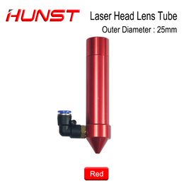 HUNST CO2 Laser Head Barrel Outer Diameter 25mm Diameter 20mm Focal Length 50.8/63.5/101.6mm For Engraving And Cutting Machine