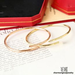 designer bracelet silver nail bracelet designer high quality designer Jewellery gold bangle for woman small model dainty bracelets womens bangle cuff womens