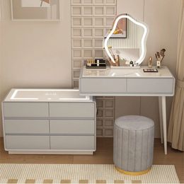 NewOrganizer Wood Dressers Hotel Desk Storage Mobiles Organizer Dressers Sideboards Mirror Makeup Meubles De Chambre Bedroom Set