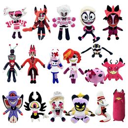 Factory wholesale 14 styles of 30cm Hazbin Hotel plush toys clown animation peripheral doll children's gifts