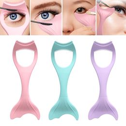 New Mascara Applicator Aids Silicone Eye Makeup Stencil Reusable Eyeliner Template Tool For Eyes Makeup Tool Accessories