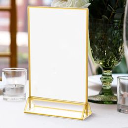 Standard Double-Sided Acrylic Wedding Table Numbers Phnom Penh Table Card Wedding Number Plate Menu Stand Table Card