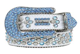 Belt 2022 Designer Simon Belts for Men Women Shiny diamond belt white cintura uomo boosluxurygoods 0008027685