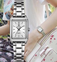 Montre Femme WWOOR Luxury Brand Womens Watches Fashion Rectangle Small Watch Woman Quartz Dress Ladies Bracelet Wrist Watch 2202129644405