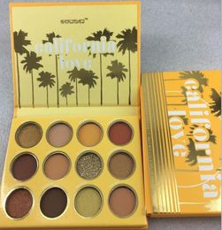 Drop California Love Eyeshadow Palette 12 Colours Makeup Set Orange Pumpkin Colour Palette5844566