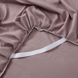 Bedspread Sheet Bedcovers Home Decor Plain Bed Skirt Solid Colour Protective Cover Dust Autumn Twin Full Queen King Size