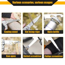 Multi-tool Pocket Knife Pliers Folding Mini Portable Fold Outdoor Tactical Hunting Survival Rescue Multipurpose PliersRepairTool