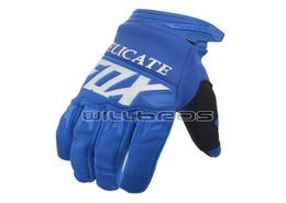 Delicate Fox 360 Blue Race Gloves MX MTB BMX SX Motocross Bicycle Cycling Dirt Bike7963528