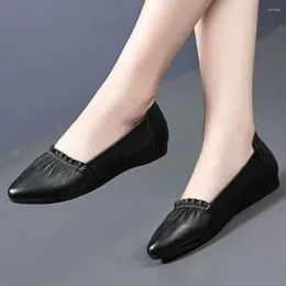 Casual Shoes Cresfimix Women Light Weight Comfort Slip On Summer Flat Loafers For Ballet Dance Lady Classic Spring Street Home A6901