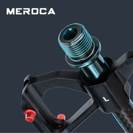 MEROCA Ultra-light Bicycle Pedal 3pcs Sealed Bearing and Dustproof Anti-slip for MTB Bicycle/Road Bike Pedal 257g