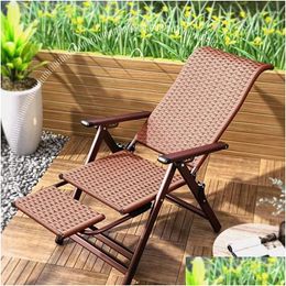 Camp Furniture Wooden Vintage Recliner Luxury Balcony Back Rest Living Room Creative Bedroom Chair Industrial Silla Playa Outdoor Drop Otgxz