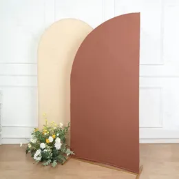 Party Decoration Double Sided Chiara Arch Cover Elastic Fabric Backdrop Frame For Birthday Wedding Baby Shower Background