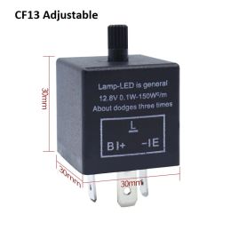 1 PCS JL-02 CF13/CF14 Relay Adjustable / Fixed Frequency Flasher Car Turning LED Light Flashing relay