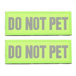 Dog Collars Animal Vest Harnesses Patch Service Backpack Carrier Small Dogs Sticker