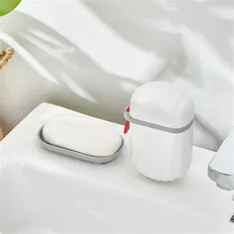 Liquid Soap Dispenser Plastic Holder Travel Portable Dish Creative Box Bathroom Products Rack Waterproof