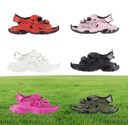 2021 classics designer track sandals fashion casual shoes slippers slide green blue shoe Mens Womens man women Thick bottom beach 6425237